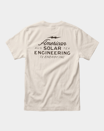 American Solar Engineering T-Shirt Cream