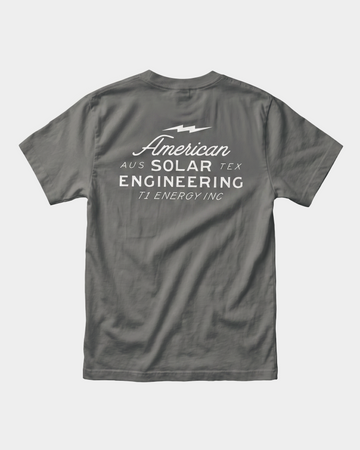American Solar Engineering T-Shirt Grey